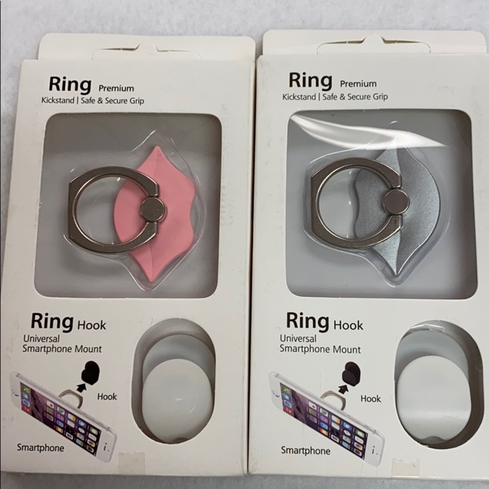 RING Smartphone/IPad/Tablet Kickstand  w/Hook